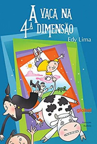 Capa de A vaca na 4ª dimensão - Edy Lima