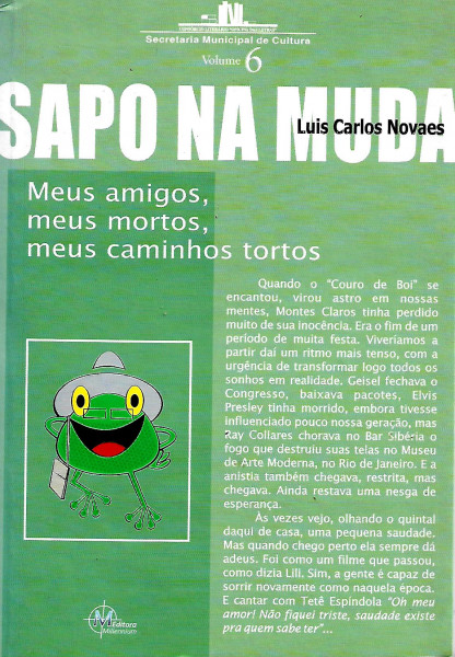 Capa de Sapo na muda - Luis Carlos Novaes