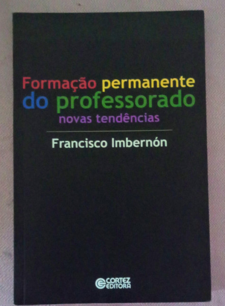 Capa de Formação permanente do professorado - Francisco Imbernón