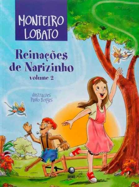 Capa de Reinações de Narizinho volume 2 - Monteiro Lobato