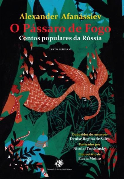 Capa de O pássaro de fogo - Afanássiev, Alexandre