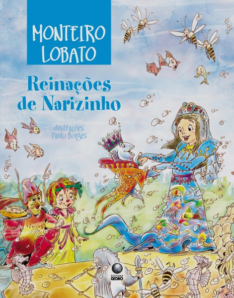 Capa de Reinação de Narizinho volume 1 - Monteiro Lobato