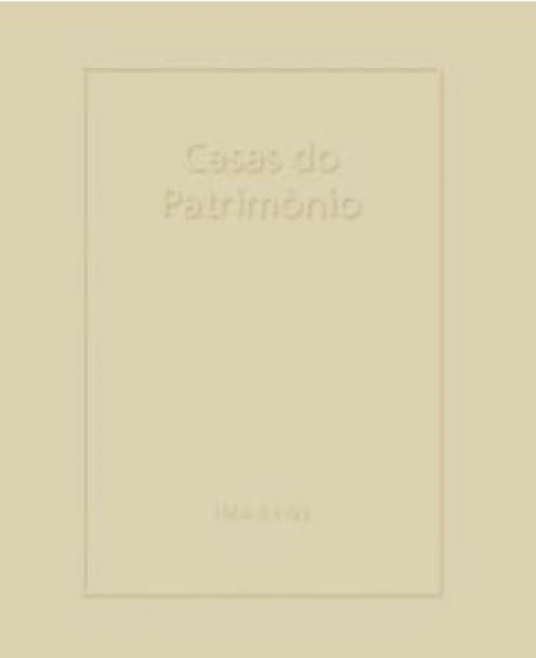 Capa de Casas do Patrimônio - 