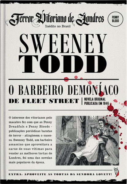 Capa de Sweeney Todd: o barbeiro demoníaco de Fleet Street - Thomas Peckett Prest; James Malcolm Rymer