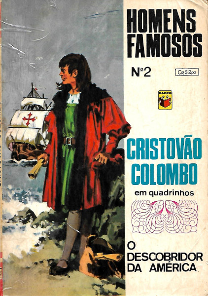 Capa de Cristóvão Colombo - Coleção homens famosos nº 2