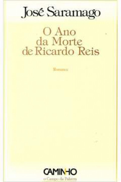Capa de O ano da morte de Ricardo Reis - José Saramago