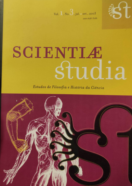 Capa de Scientiae studia - Revista do Departamento de Filosofia FFLCH-USP