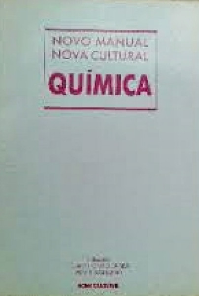 Capa de Novo Manual Nova Cultura Química - 