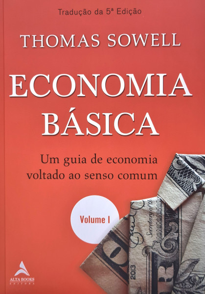 Capa de Economia básica - Volume I - Thomas Sowell