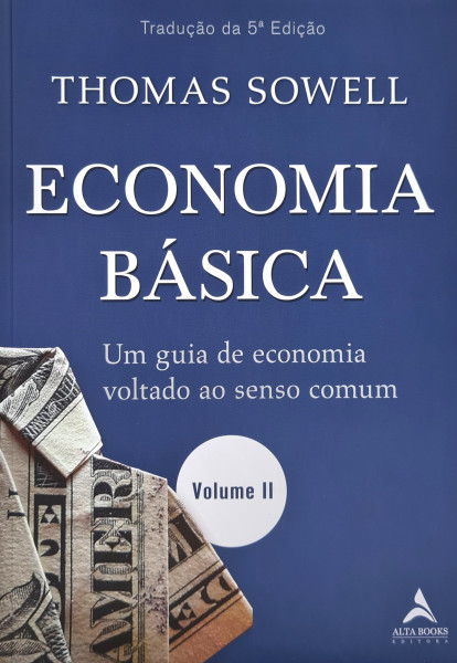 Capa de Economia básica - Volume II - Thomas Sowell