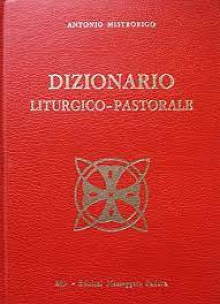 Capa de Dizionario Liturgico-Pastorale - Antonio Mistrorigo