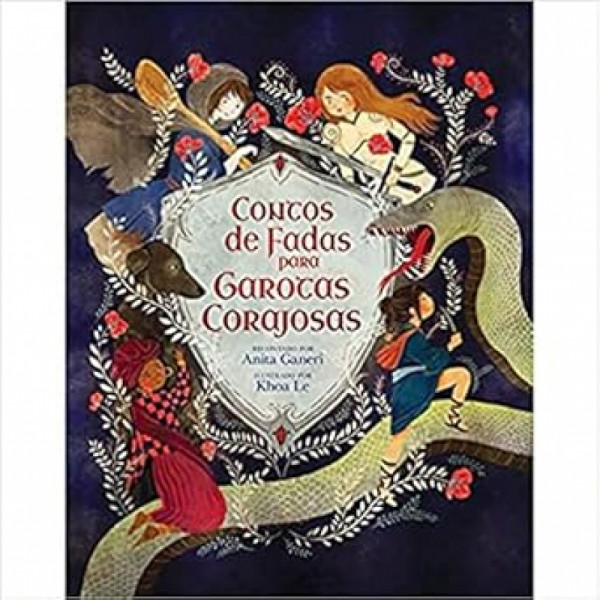 Capa de Contos de fadas para garotas corajosas - Anita Ganeri (reconto)