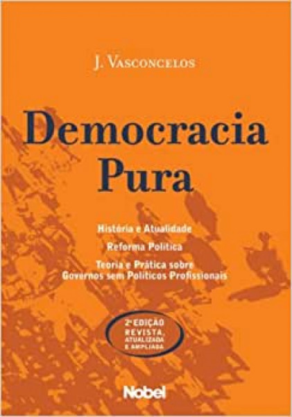 Capa de Democracia pura - J. Vasconcelos