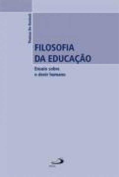Capa de Filosofia da educação - Thomas De Koninck
