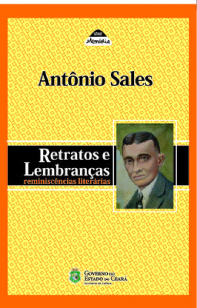 Capa de Retratos e Lembranças - Antônio Sales