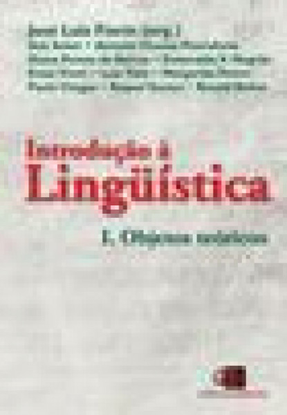 Capa de Introdução à Linguística - José Luiz Fiorin (Org.)