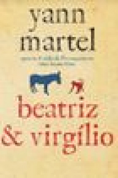 Capa de Beatriz & Virgílio - Yann Martel