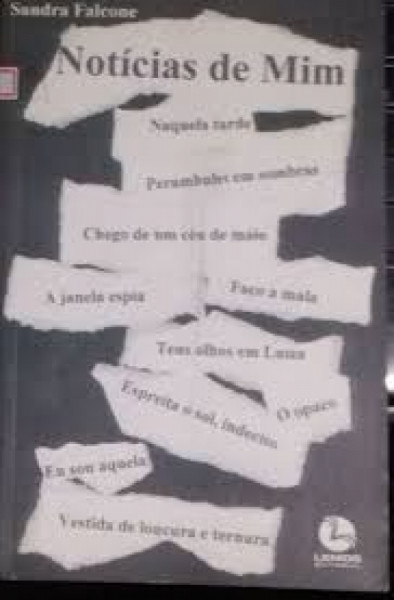 Capa de Notícias de mim - Sandra Falcone