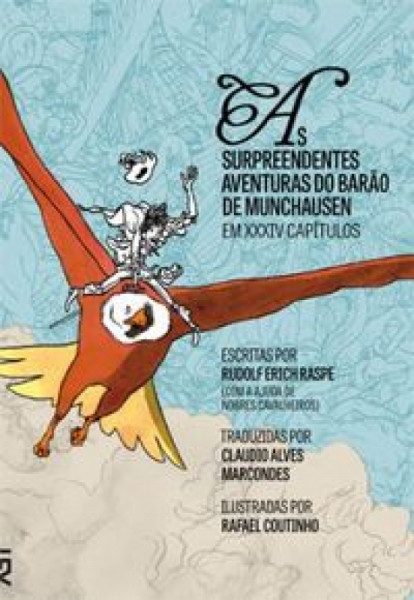 Capa de As surpreendentes aventuras do Barão de Munchausen - Rudolf Erich Raspe