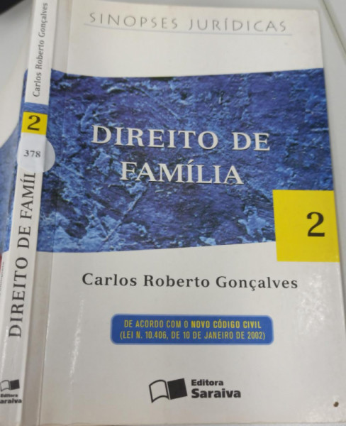 Capa de Direito de Família - Carlos Roberto Gonçalves