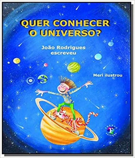Capa de Quer Conhecer o Universo? - João Rodrigues