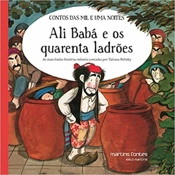 Capa de Ali Babá e os quarenta ladrões - Tatiana Belinky