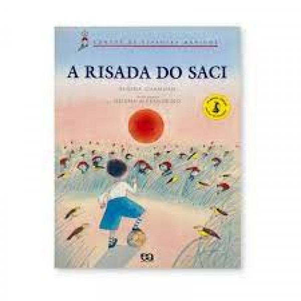 Capa de A risada do saci - Regina Chamlian