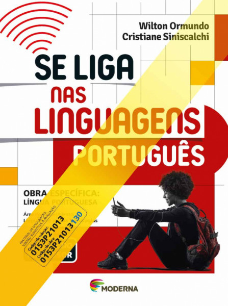 Capa de Se liga nas linguagens: português - Wilton Ormundo; Cristiane Siniscalchi