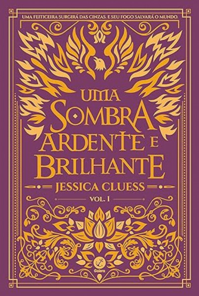 Capa de Uma sombra ardente e brilhante - Jessica Cluess