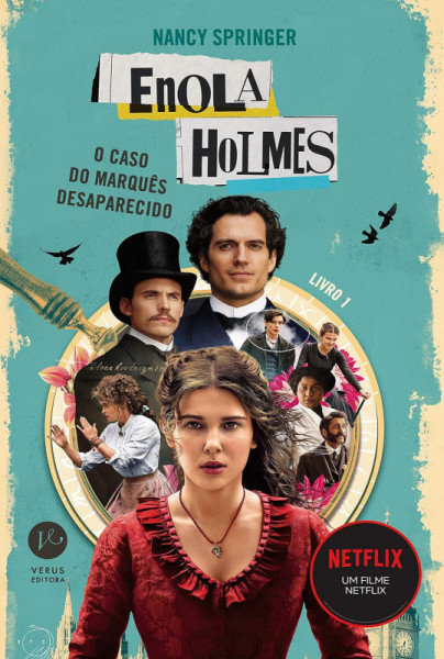 Capa de Enola Homes: o caso do marquês desaparecido - Nancy Springer