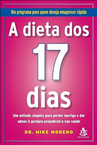 Capa de A dieta dos 17 dias - Mike Moreno