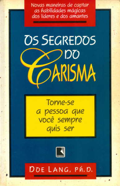 Capa de Os segredos do carisma - Doe Lang