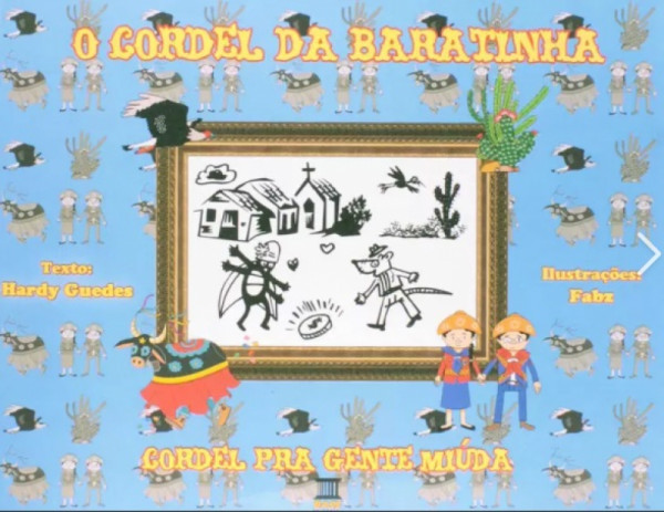 Capa de O cordel da baratinha - Hardy Guedes