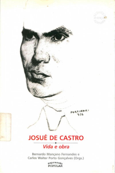 Capa de Josué de Castro - Bernardo Mançano Fernandes e Carlos Walter Porto Gonçalves (organizadores)