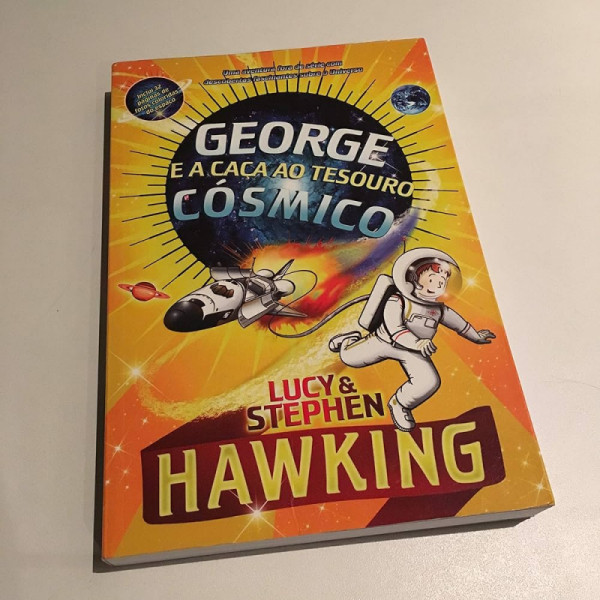 Capa de George e a caça ao tesouro cósmico - Lucy & Stephen Hawking