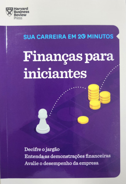 Capa de Finanças para iniciantes - Harvard Business Review Press
