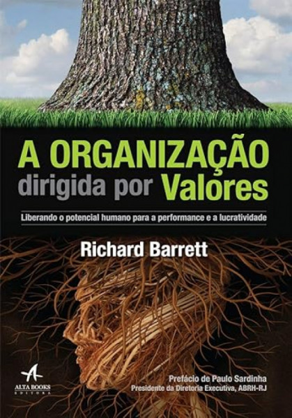 Capa de A organização dirigida por valores - Richard Barrett