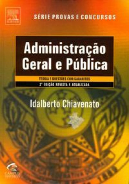 Capa de Administração geral e pública - Idalberto Chiavenato