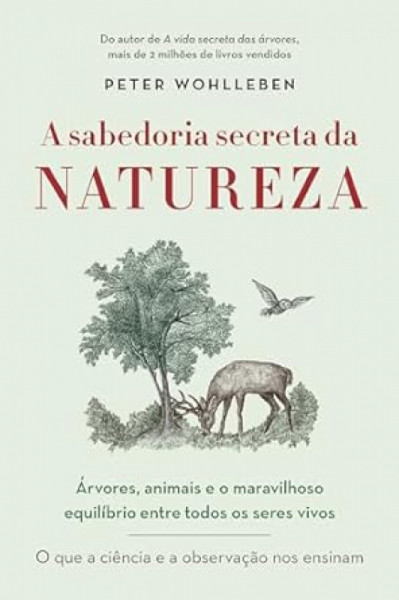 Capa de A sabedoria secreta da natureza - Peter Wohlleben