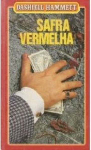Capa de Safra vermelha - Dashiell Hammett