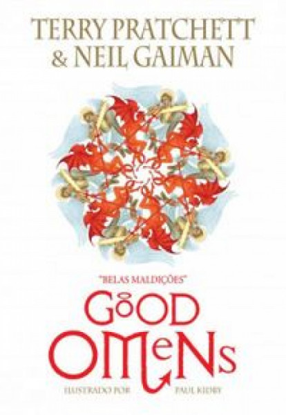 Capa de Belas maldições - Terry Pratchett; Neil Gaiman