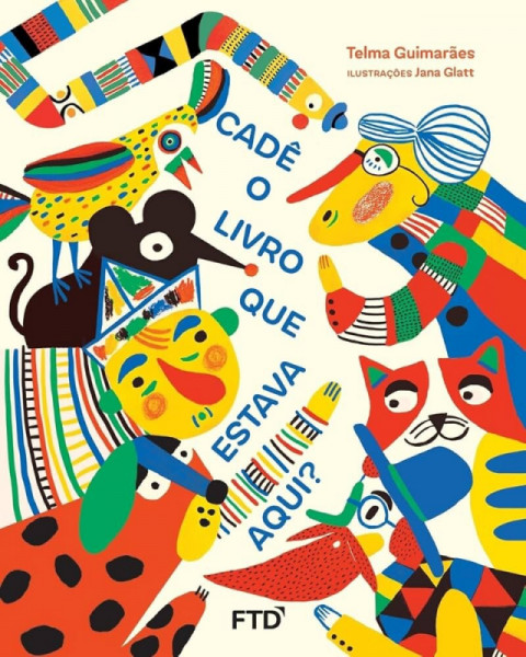 Capa de Cadê o livro que estava aqui? - Telma Guimarães