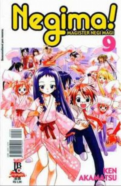 Capa de Negima! Magister Negi Magi volume 09 - Ken Akamatsu