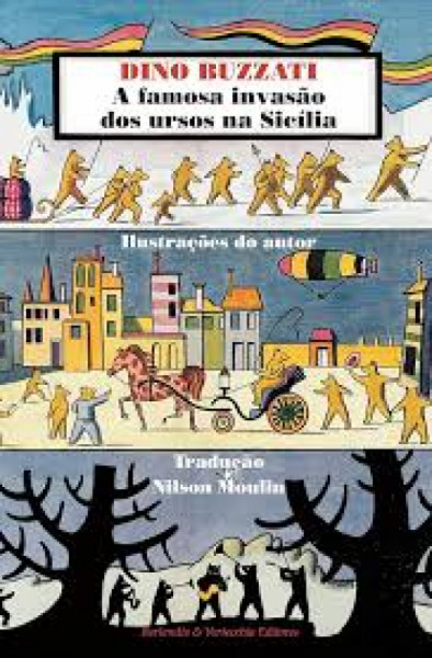 Capa de A famosa invasão dos ursos na Sicília - Dino Buzzati