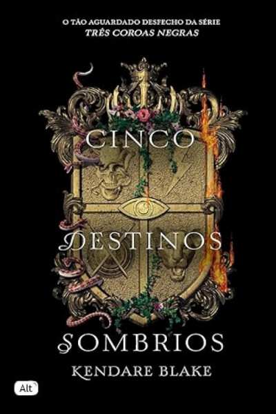 Capa de Cinco destinos sombrios - Kendare Blake