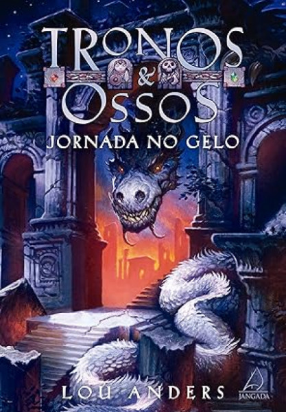 Capa de Jornada no gelo - Lou Anders