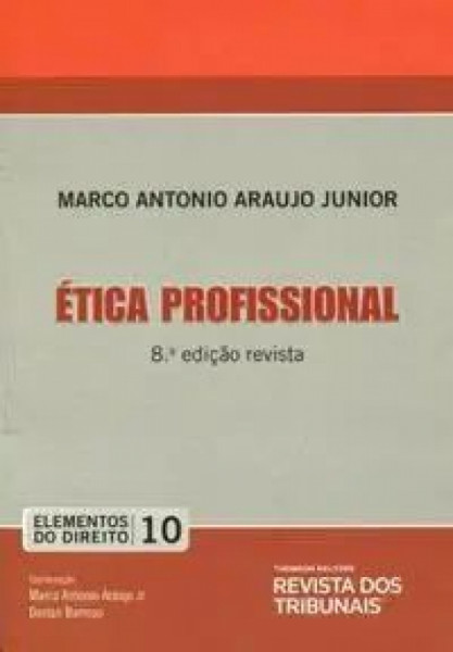 Capa de ÉTICA PROFISSIONAL - MARCO ANTONIO ARAUJO JUNIOR