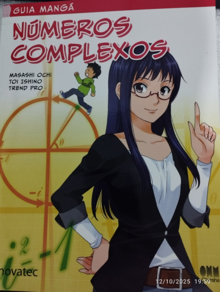 Capa de Guia Mangá de Números Complexos - Masashi Ochi