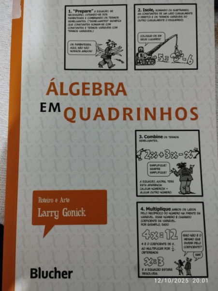 Capa de Álgebra em Quadrinhos - Larry Gonick