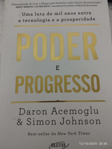 Capa de Poder e progresso - Daron Acemoglu; Simon Johnson